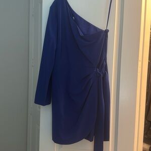 Beautiful blue one shoulder dress